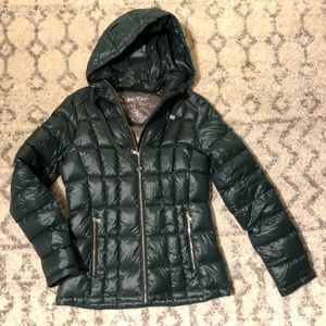 Calvin Klein packable jacket with hood XS green